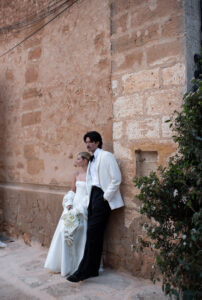 wedding in Mallorca hotel Fontanille the couple in a rest moment